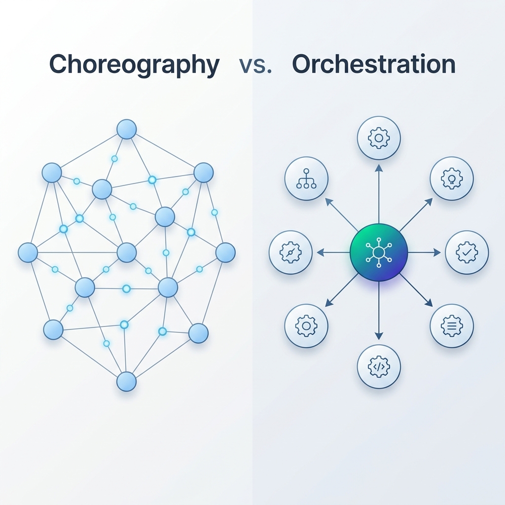 Choreografie vs. Orchestrierung: Entwerfen verteilter Workflows in Microservices
