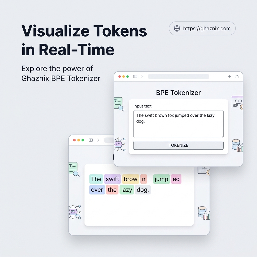 Ghaznix BPE Tokenizer: The Ultimate LLM Token Visualization Tool