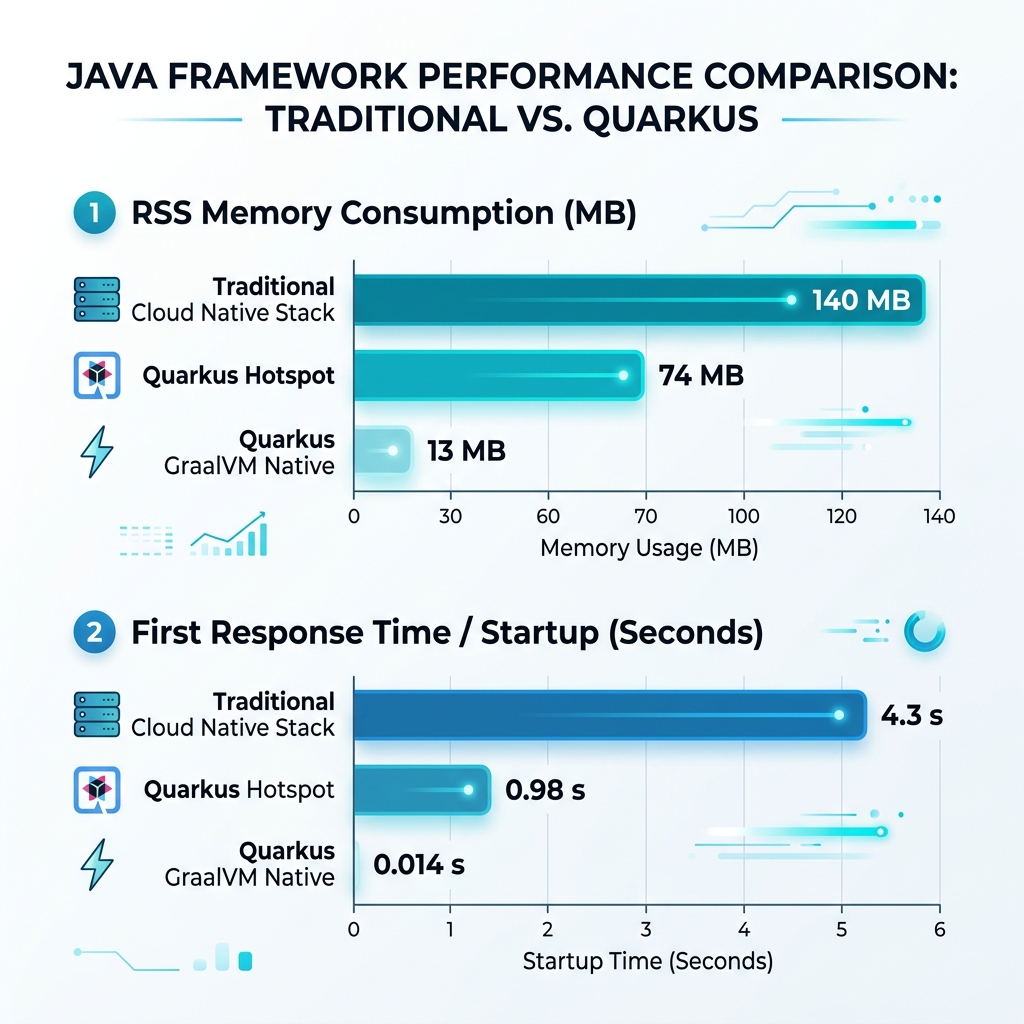 Leistungsvergleich des Java Framework: Speicherverbrauch und Startzeit