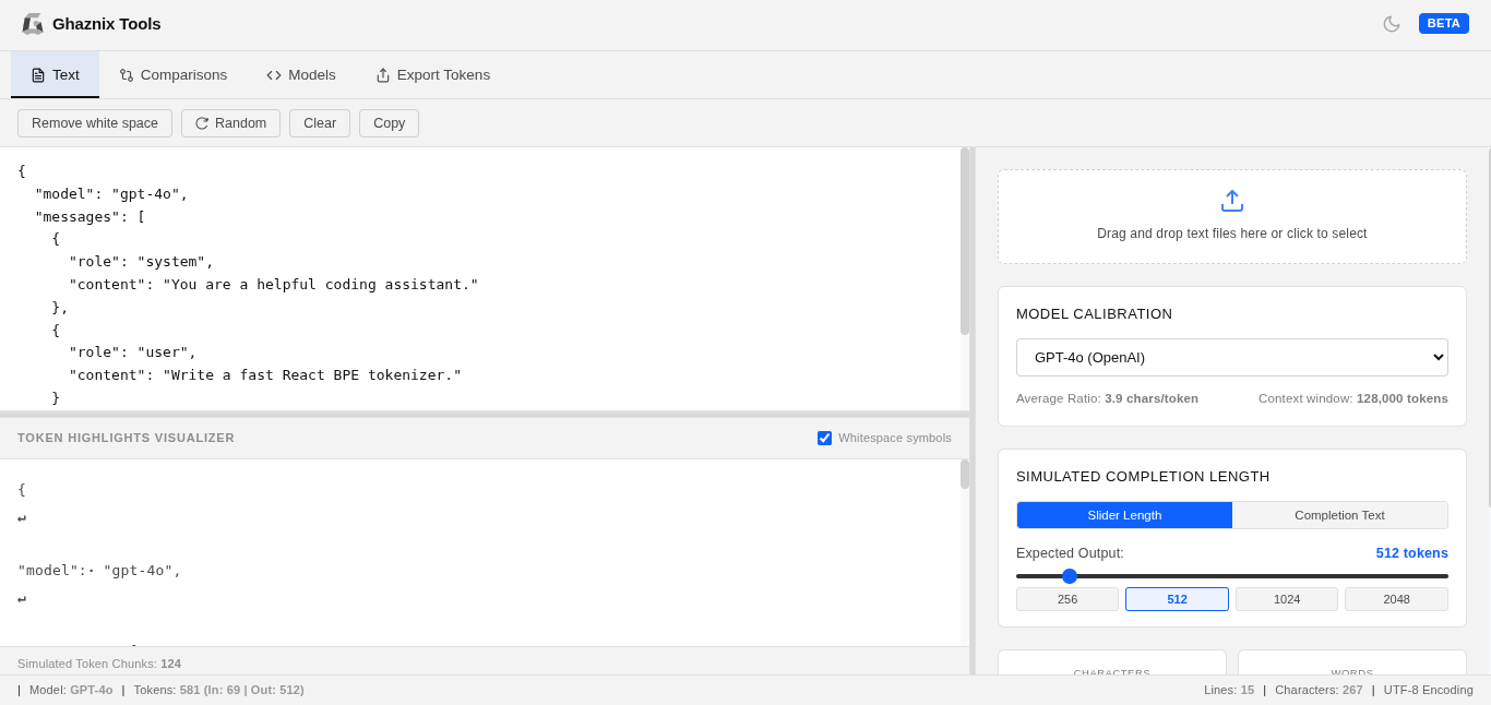 Tokenizer Highlights Visualizer